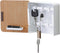 Yamazaki Home Square Magnetic Keychain Organizer | Steel + Wood | Key Storage, One Size, Ash