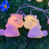 Unicorn String Lights, 10 LED 6.8ft Fairy Lights for Girl Room Decoration, Pink/White
