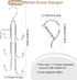 2 Pack Purse Hanger Organizer for Closet - Handbag Storage Organizer for Bags, Belts, Hats, Scarves, Ties
