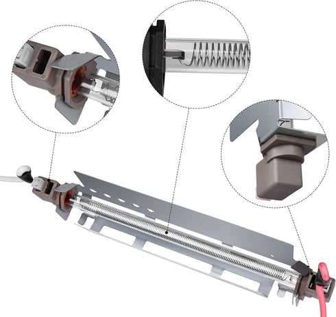 WR51X442 Refrigerator Defrost Heater Replacement Compatible with GE, Replaces WR51X0342 WR51X0371
