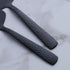 Matte Black Cake Pie Server, 9.4-inch Stainless Steel Heavy Duty Pizza Spatula, Set of 3