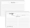 Recipe Cards 4x6 White, 100 Pack Double-Sided Cooking Cards with Lines for Weddings, Bridal Shower, Christmas Gifts