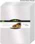 Fotouzy Plastic Cutting Board Set of 7, Frosted Clear Flexible Mats, BPA-Free, Non-Porous, Dishwasher Safe, Transparent