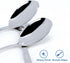 Set of 5 Premium Korean Soup Spoons - 8 Inch 18/10 Stainless Steel Long Handle Rice and Asian Spoon for Home