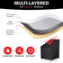 31L 34W 37H armless 31 inches 34 inches 37 inches UV-Proof Waterproof Furniture Patio Cover x x Breathable dust Proof