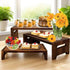 3 MRPAPA Tier Cupcake Stand & Wood Display Risers,for Food Desserts Stand Perfume Organizer Funko POP Collections