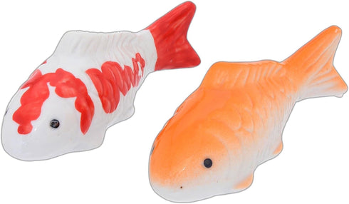 Set of 2 Creative Co-Op 4" Assorted Koi Fish Floatable Figurines