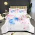 CCoutueChen Butterfly Comforter Set Queen 3 Pieces Blue Pink Butterfly Bedding Set