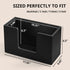 CMLKLZD 2 Pack Countertop, Commercial Paper Towel Dispenser Wooden Folded Paper Hand Towel Holder for Guest Bathroom
