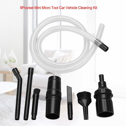 Micro Vacuum Attachments - Mini Cleaning Kit, Universal Vacuum Cleaner Attachment for Detailed Cleaning