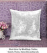 ShinyBeauty 24x24-Inch Silver Sequins Pillow Case - Decorative Throw Pillow Covers for Sofa Accent Toss Pillows