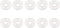 Replacement Float Valve Gaskets for Pressure Cookers XL, 10 Pack for YBD60-100, PPC780, PPC770, PPC790