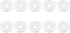 Replacement Float Valve Gaskets for Pressure Cookers XL, 10 Pack for YBD60-100, PPC780, PPC770, PPC790