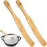 2Pcs Wooden Spatula for Cooking, Sourdough Spurtles Kitchen Tools with Hanging Holes for Dough Stirring