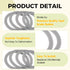 Replacement for Black and Decker Blender Gasket Rubber Seal O-Ring, Compatible with Multiple Models (Pack of 4)