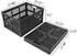 Ramddy 34 3 Packs, Collapsible Milk Crate Quart Stackable Folding Crate for Storage - Save Space