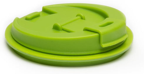Jarware Mason Jar Drink Lid, Wide Mouth, Green