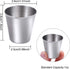 Ruisita 12 Pieces Stainless Steel Shot Glass Drinking Tumblers (1 Ounce/30 ml)