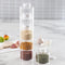 Atyhao Portable Spice Rack, Transparent Spice Storage Box, 6pcs Stackable Seasoning Pot for Kitchen