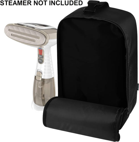 Beautyflier Portable Travel Steamer Bag for Conair Clothes Steamer, Handheld Steamer Holder with Strap (Black)