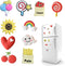 10 Pieces Love Food Fridge Magnets, Refrigerator Magnets with Rainbows and Love for Home Decoration