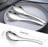 Soup Spoons,4 Pieces Stainless Steel Asian Soup Spoon 6.3 Inch Heavy-Weight Short Handle Ramen Spoons,Thickened Spoons Silverware