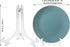 15 Pcs 7 Inch Clear Plastic Easels or Stand/Plate Holders, Displays Pictures/Photos, Artworks, Posters, Small Boards