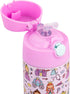 Snug Insulated Kids Water Bottle with Straw & Spout, Double-Wall Stainless Steel, 12oz, Princess Design