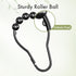 Amazer Matte Black Shower Curtain Rings - Set of 12, Rust-Resistant Metal Hooks for Bathroom Shower Rod