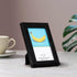TheDisplayGuys - 4" x 6" Square Profile Wooden Picture Frame with Tempered Glass - Black - 2-Pack with Easel