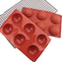 Semi Sphere Silicone Molds Set of 2 Packs, 6 Cavity for Hot Chocolate Bombs, Food Grade Non-stick Bakeware