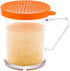 Restaurantware RW Base 10 Ounce Clear Plastic Dredge Spice Shaker with Rose Perforated Lid