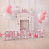 Marquee Numbers Light up LED, Pink Glitter Plastic Numbers Sign, Night Light Decor for Graduation Engagement Wedding