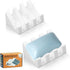 Silicone Soap Dish for Bar Soap Holder for Shower Bathroom Self Draining