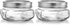 24 Pack 7.6 OZ Tebery Home Glass Mason Jars with Silver Metal Lids and Bands, Wide Mouth Glass Canning Jars