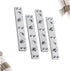 Holibanna 12 Pcs Bed Replacement Connectors, Hinge Hardware for Furniture Repair, Bed Rail Hanger Accessories