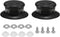 uxcell 2pcs Replacement Knob for Pot Pan Lids, Plastic Cover Holding Handles for Skillets, Kitchen Cookware, Black