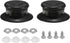 uxcell 2pcs Replacement Knob for Pot Pan Lids, Plastic Cover Holding Handles for Skillets, Kitchen Cookware, Black