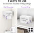STWWO Extra Large Trash Bag Holder Dispenser, Metal Garbage Bag Dispenser Roll Holder, Trash Storage Organizer