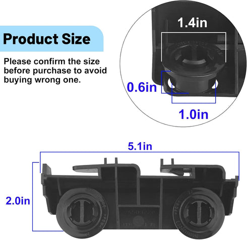 WD28X27241 Dishwasher Rack Carrier and Roller Kit for G-E Ha-ier Hot-point Dishwasher, Replaces WD12X10438, 4 Packs