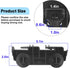 WD28X27241 Dishwasher Rack Carrier and Roller Kit for G-E Ha-ier Hot-point Dishwasher, Replaces WD12X10438, 4 Packs