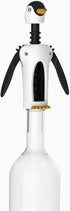 True Zoo Multicolor Winged Penguin Corkscrew, Soft-Touch Wine Bottle Opener Kit, 8.25"