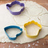 Wilton 3-Piece Tea Party Colored Metal Cutter Set