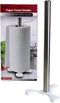 Stainless Steel Suction Cup Paper Towel Holder, Kitchen Bathroom Spare Toilet Paper Holder with Non-Slip Grip Base