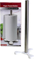 Stainless Steel Suction Cup Paper Towel Holder, Kitchen Bathroom Spare Toilet Paper Holder with Non-Slip Grip Base