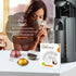 Aieve 120Pcs Aluminum Foil Seals Lid for Reusable Nespresso Pods, Vertuo Compatible with Nespresso Refillable Capsule