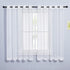 NICETOWN 63 Inch Sheer Curtains for Bedroom Windows, Grommet Casual Voile Window Treatments for Living Room, Ivory, 2