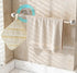 Cciphy Suction Cup Paper Towel Holder, Adjustable Self Adhesive Paper Towel Holder Under Cabinet, Wall Mount Paper Roll
