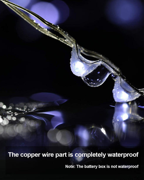 HOBAYS 20 Pack 3.3ft 20 Fairy Lights Battery Operated LED Mini String Lights Copper Wire Twinkle Lights for Mason Jars