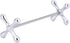 ChezMax Silver Zinc Alloy Flower Chopsticks Rest - Spoons Stand Forks Knives Holder Pack of 5